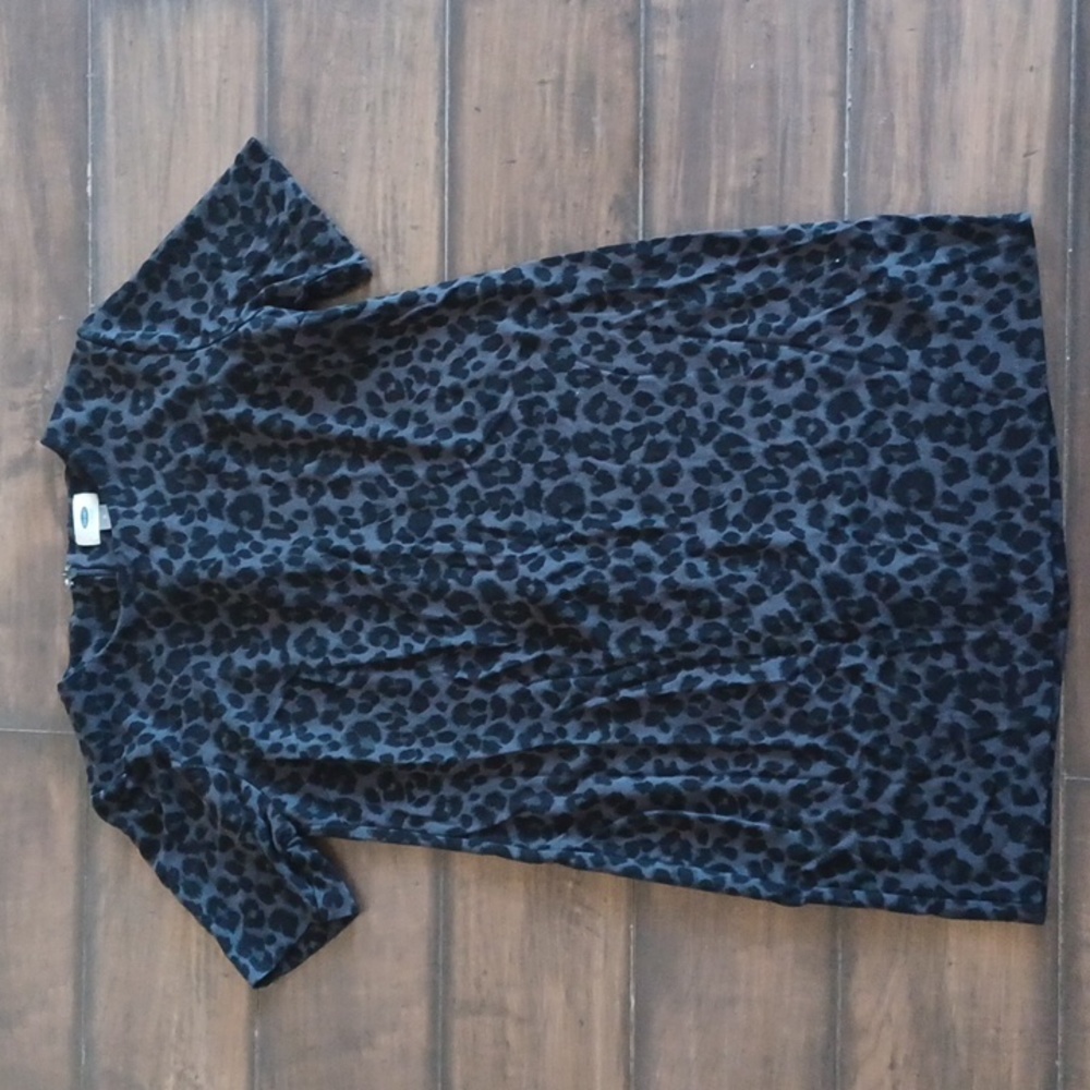 Old navy animal print minidress sz M casual party cocktail goth whymsygoth